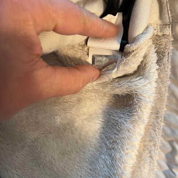 The North Face Osito Flow Full Zip Fleece Jacket Vintage White Size Small - Picture 11 of 11
